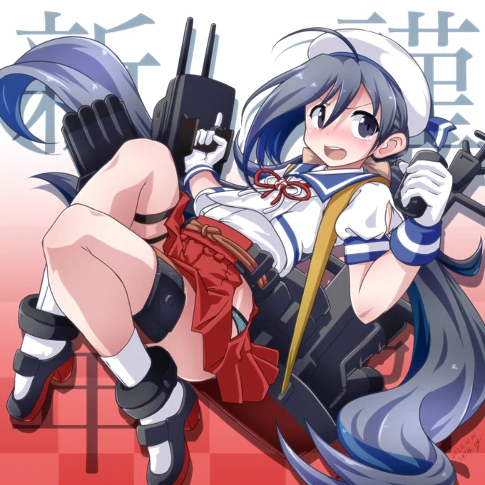 過去絵から2/29進水日の清霜さんと照月さんと瑞鶴さんを再掲しておきましょう... 