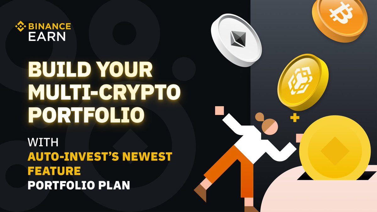 Binance Auto-Invest launches the Portfolio Plan feature where users can  design their own multi-crypto portfolio. ➡️ https://t.co/P7ArVkPU3N