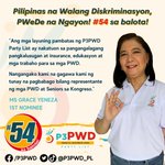 Photo by P3PWD Party List (@P3PWD_PL)