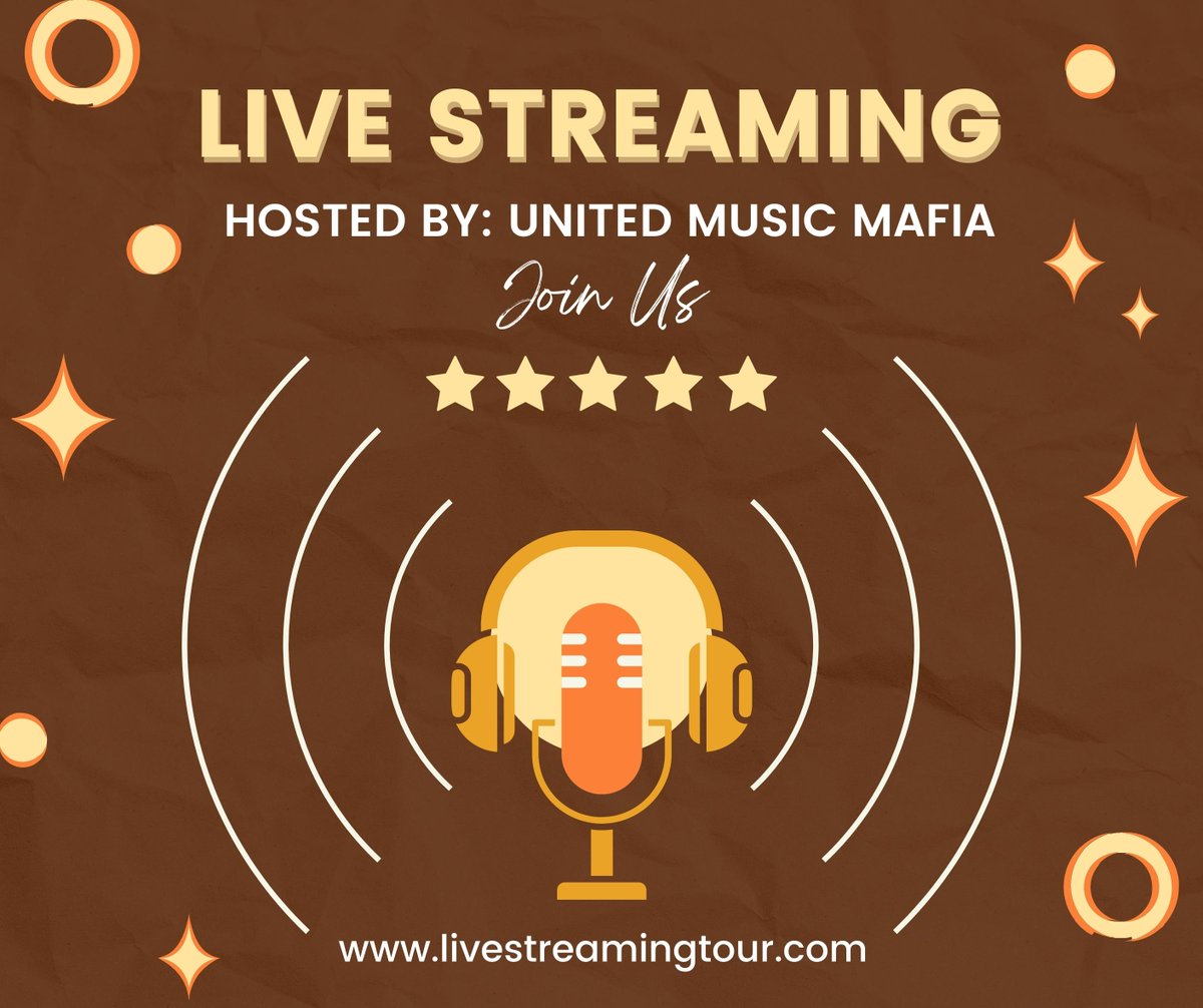 UnitedMMafia's tweet photo. Live Streaming
Hosted by United Music Mafia
https://t.co/usXRqoxmFF

#unitedmusicmafia #livestreaming #music #rappers #singers #ummfamily #livemusic https://t.co/RMlnPWo8oU