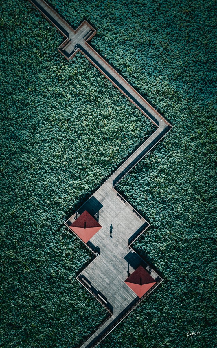 DJIGlobal's tweet photo. Patterns on the ground for a more architecture version of #TopDownTuesday 🚁 

📸: afun, tenpercent_ https://t.co/pVoTYtKxey