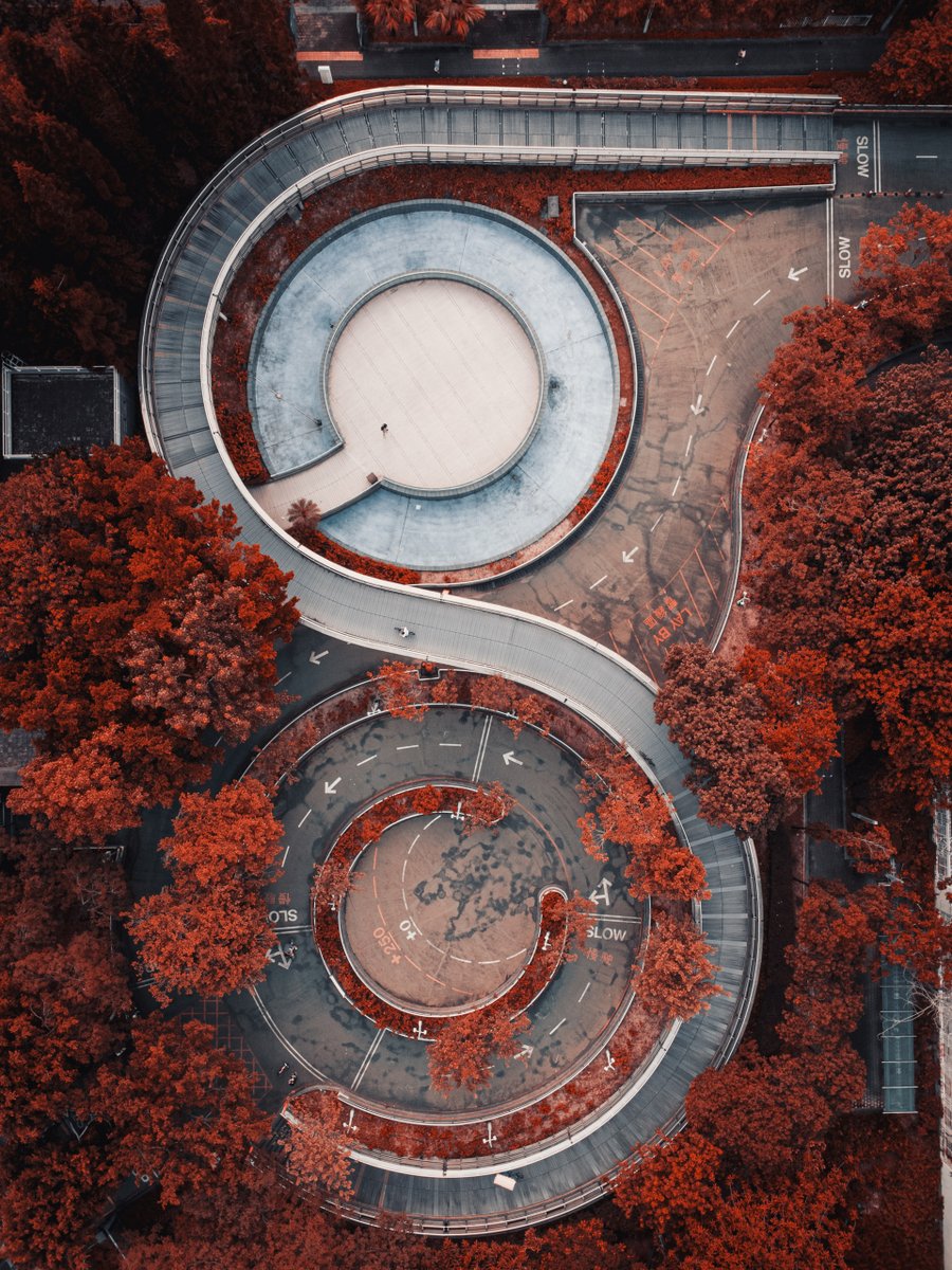 DJIGlobal's tweet photo. Patterns on the ground for a more architecture version of #TopDownTuesday 🚁 

📸: afun, tenpercent_ https://t.co/pVoTYtKxey