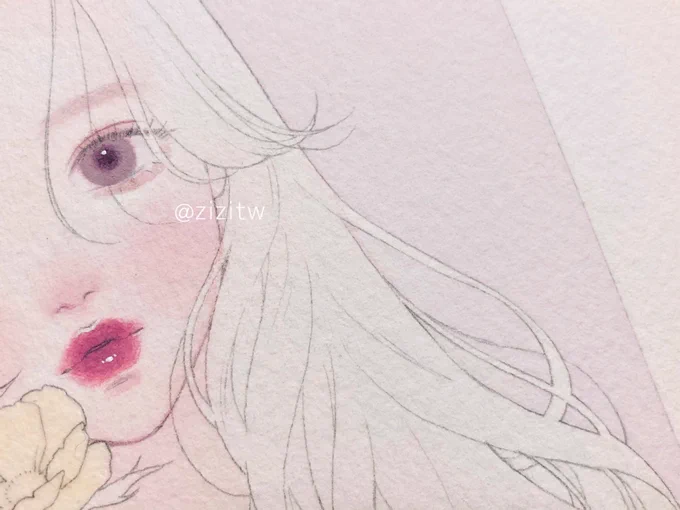 3月の展示作品が完成したので1ヶ月ぶりに着手✎
#wip 