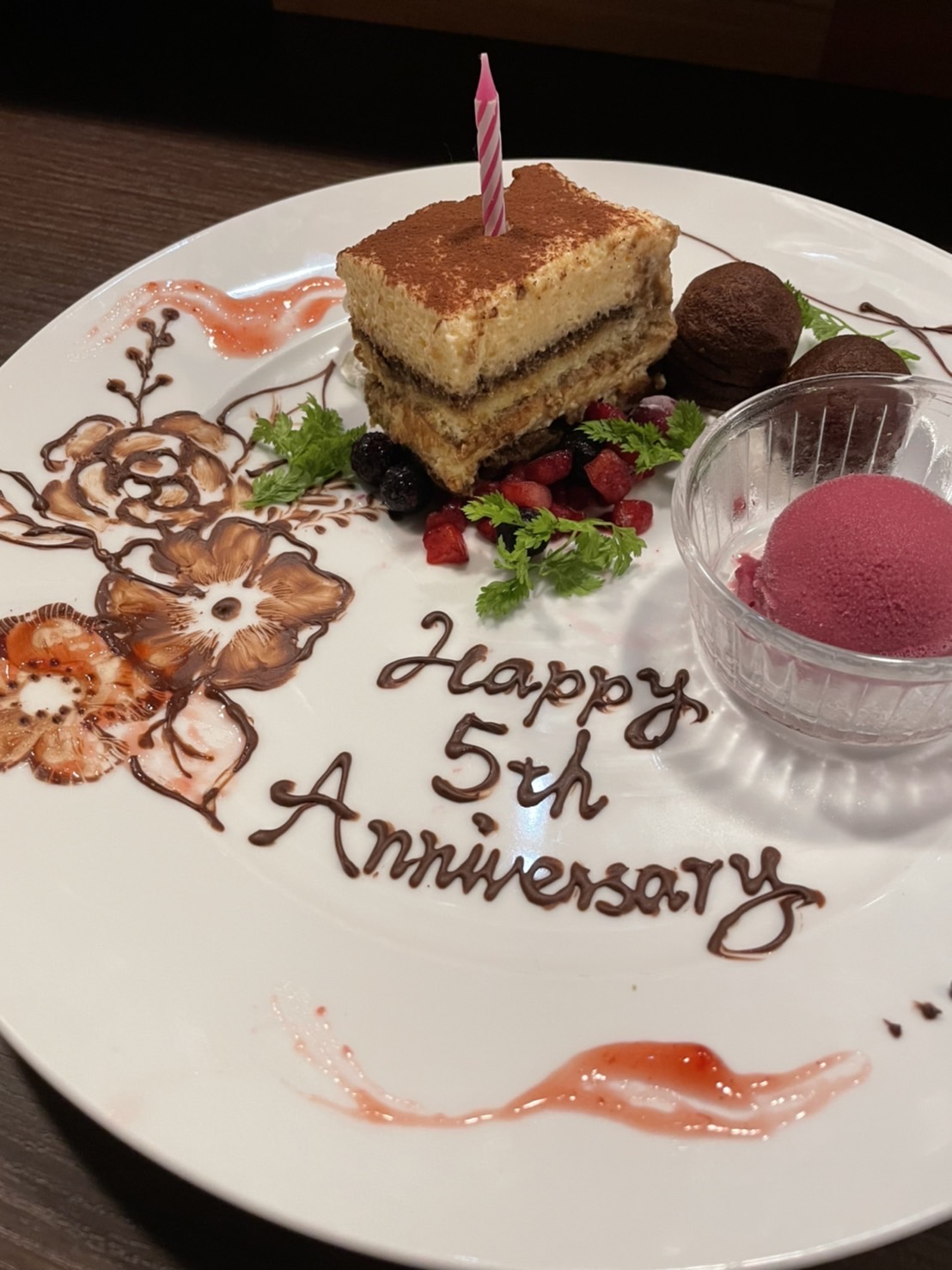 5周年 ティファニー ペア 皿