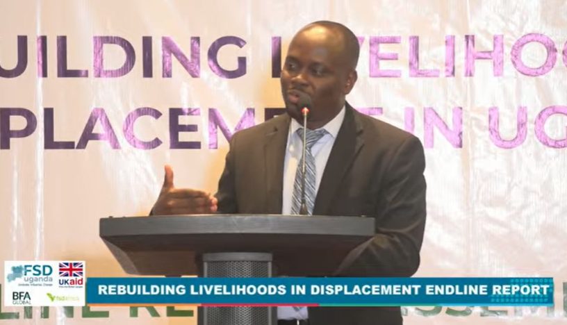 HAPPENING NOW

<a href="/fsduganda/">FSD Uganda</a>, @FSDAfrica, and BFA Global launch a report dubbed; The Rebuilding Livelihoods in Displacement in Uganda. The report shows that refugees have a wide range of income sources, self-employment remains one of the primary sources of income

#BankersUpdates