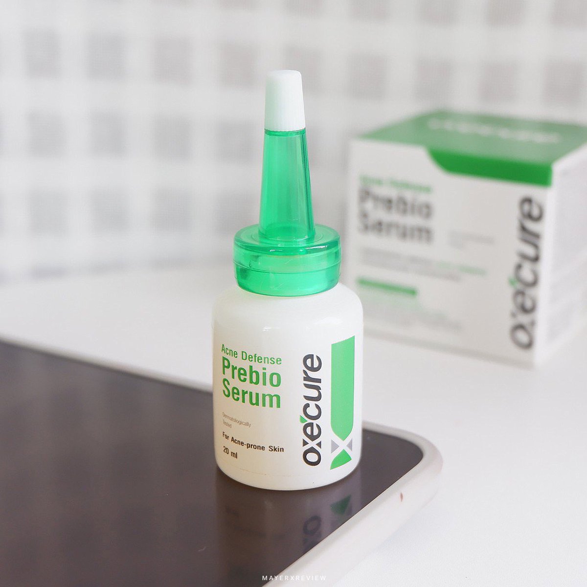 memayerr's tweet image. ปกติใช้แป้งน้ำแต้มสิวของ OXE’CURE อยู่แล้ว จนได้ลองตัว Prebio Serum ที่มี Dragon’s Blood กับ Encapsulated Prebiotic ที่ช่วยเรื่องลดรอยสิวกับเสริมความแข็งแรงบนผิว รู้สึกได้เลยว่ารอยสิวที่เข้มๆบนหน้าที่เรากลุ้มใจ มันค่อยๆจางลงอะ คือดี! แนะนำเลยนะ #HowtoPerfect #ใช้ดีบอกต่อ