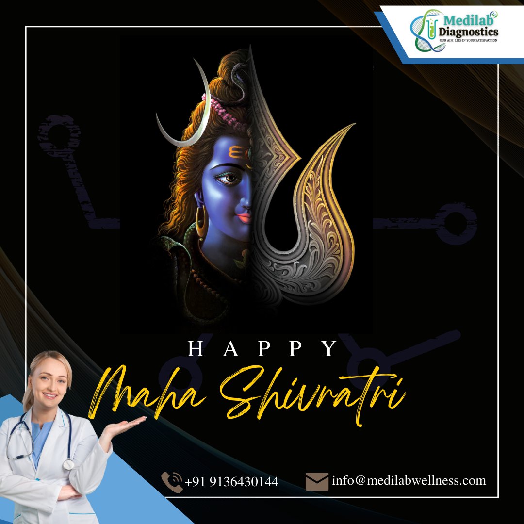 MedilabDC's tweet photo. Discover your hidden potential and the inner self as you meditate on the thought of reaching closer to #LordShiva on the occasion of #Mahashivratri. https://t.co/EzDIYyUDRb
