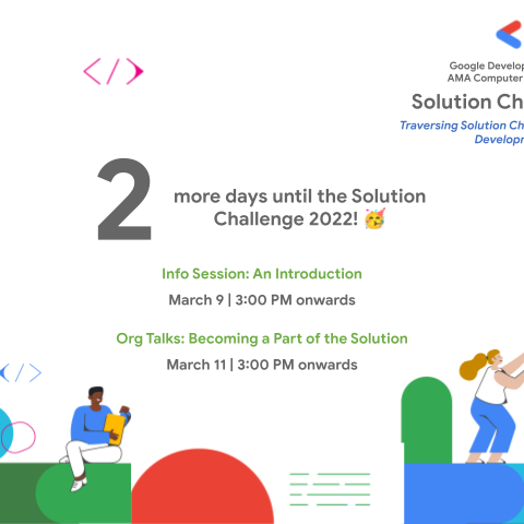 amacccaldsc's tweet photo. 𝗥𝗲𝗴𝗶𝘀𝘁𝗿𝗮𝘁𝗶𝗼𝗻𝘀 𝗮𝗿𝗲 𝘀𝘁𝗶𝗹𝗹 𝗢𝗣𝗘𝗡🟢

Grab this opportunity to become a part of the solution for the community! #ForTheFutureGenerations 👨‍👩‍👦‍👦

Register now‼👇
https://t.co/fqSQaP5NGq

❤️💛💚💙
#SolutionChallenge2022 https://t.co/ZBxJDrjclk