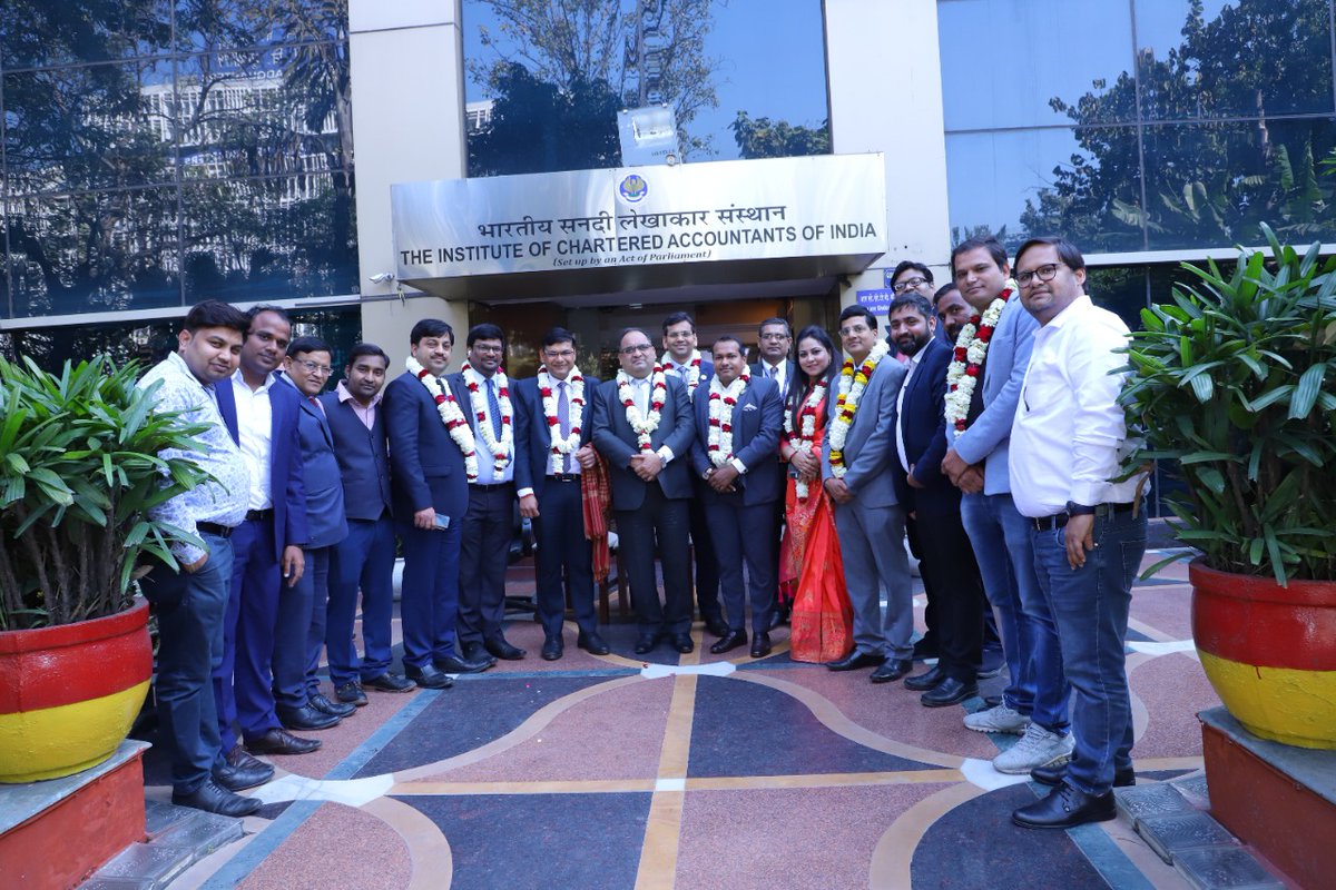 CA. Sangam Aggarwal, Secretary NIRC of ICAI (22-23 tweet media