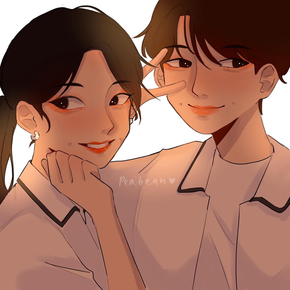 hometown cha cha cha has me in a chokehold #yoonhyejin #hongdusik #kdramafanart