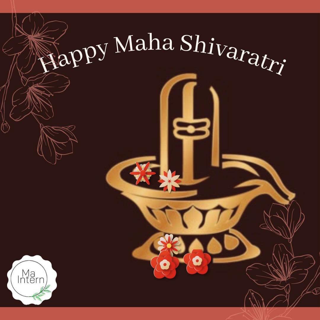 InternMa's tweet image. Happy Maha Shivaratri to all.