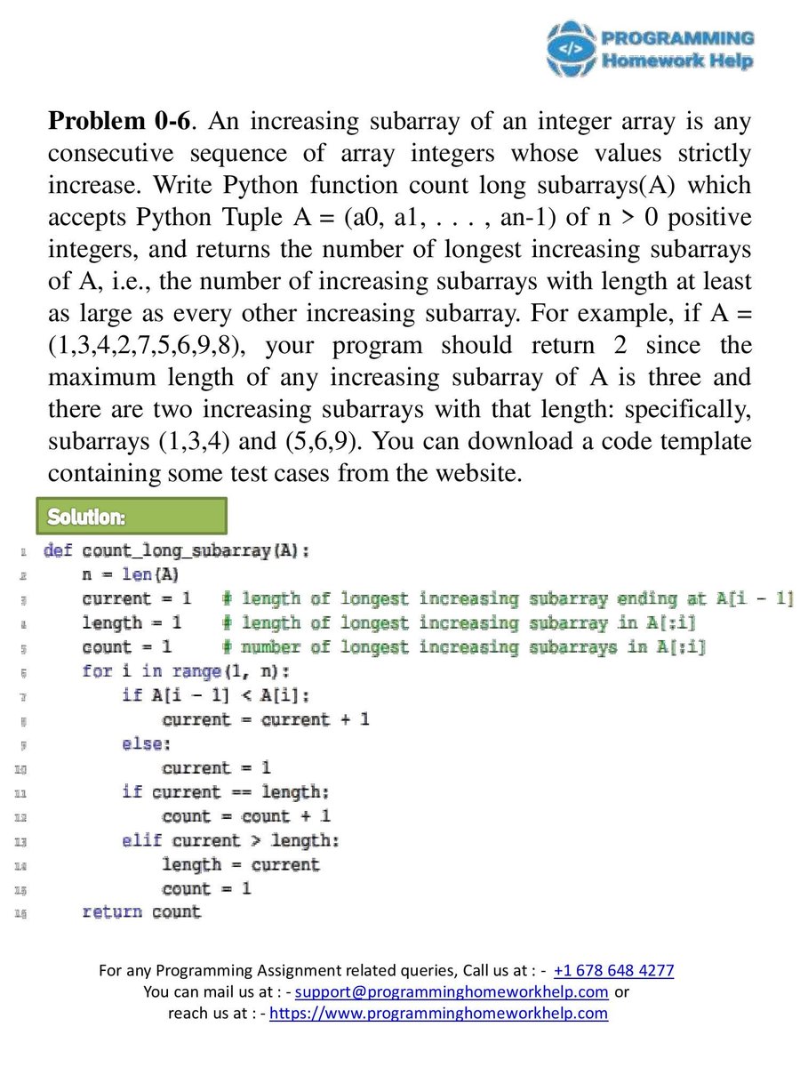 ProgrammingHom1's tweet image. I am Joshua. I am a Computer Science Homework Expert at programminghomeworkhelp.com. I hold a Ph.D. in Programming from, University of Aston. I solve assignments related to Computer Science.
#ProgrammingAssignmentHelp #ProgrammingHomeworkHelp
