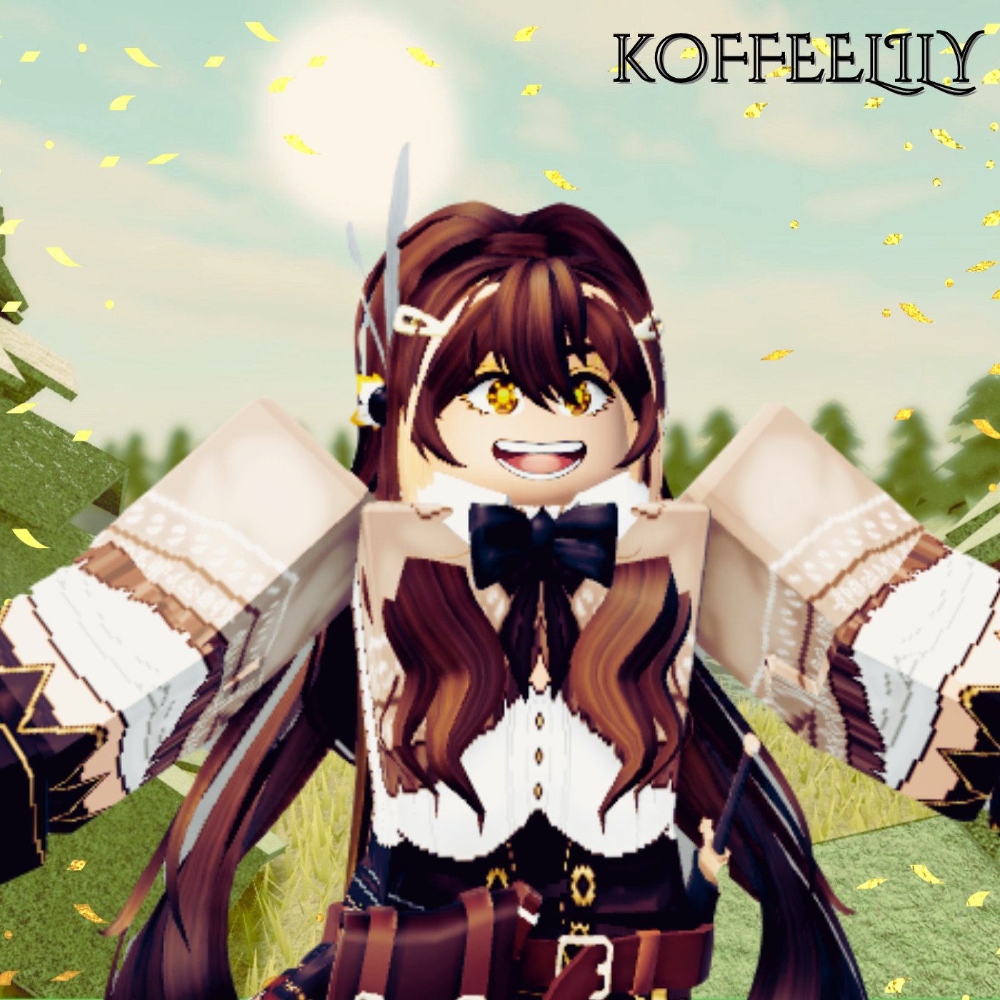 I made Mumei in her mv in roblox catalog avatar creator (also