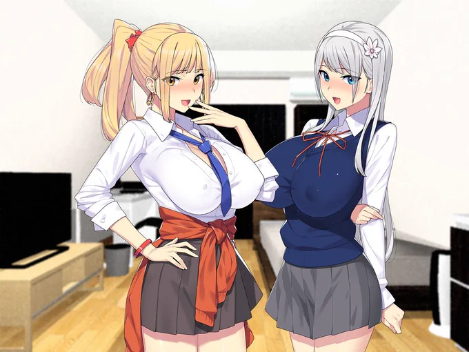 ギャルさんたちとイチャイチャ💕

家出ギャル(処女)×イチャラブセックスな新作CG集が30%OFFセールとなっております!
[FANZA同人] https://t.co/YE19UJTjbp 