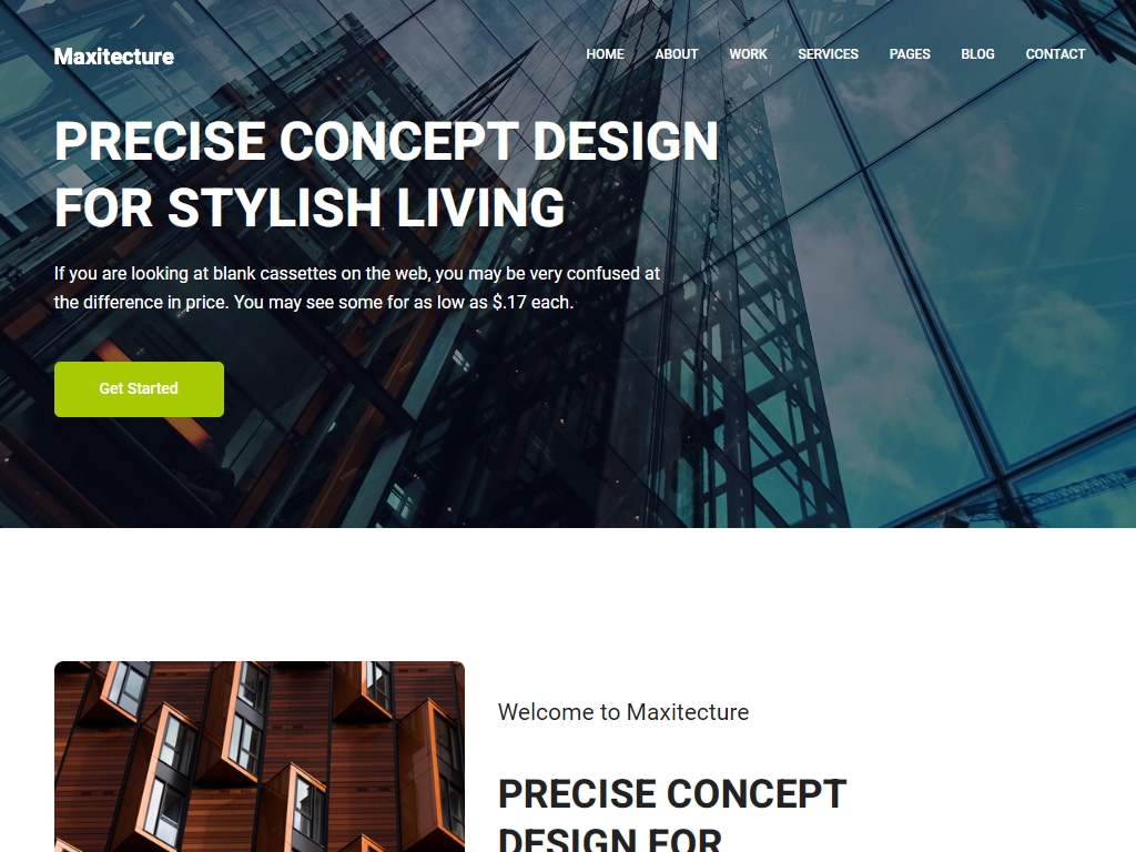 Maxitecture / Портфолио / Шаблоны Bootstrap | BootstrapТема bootstraptema.ru/stuff/template…