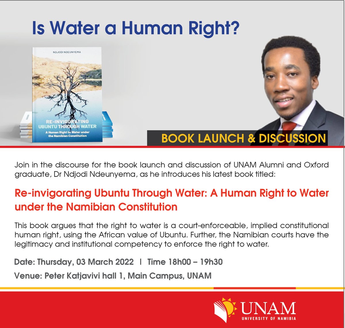 Mark your calendar for this week's exciting event at the University of Namibia.