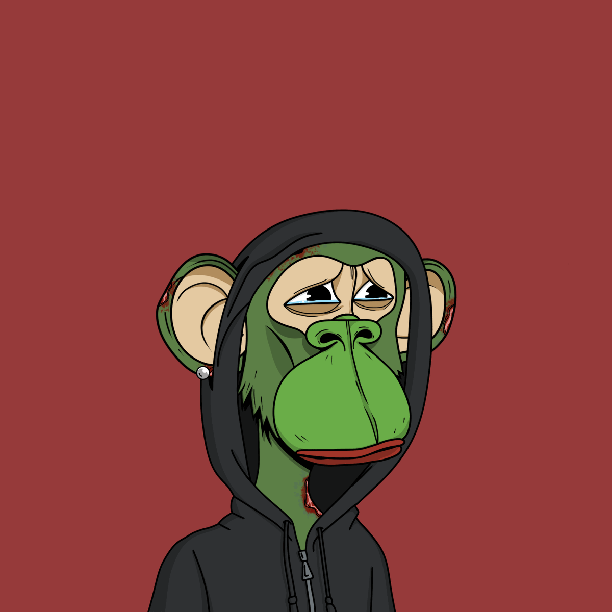TeenRebelApe's tweet photo. Watching the #Kevin hype and happy for him. Don't worry Hoodie Zombie Pepe, you'll get your turn. ❤️🦍

#TRAC #NFT #NFTs https://t.co/CHLQFrLbnP