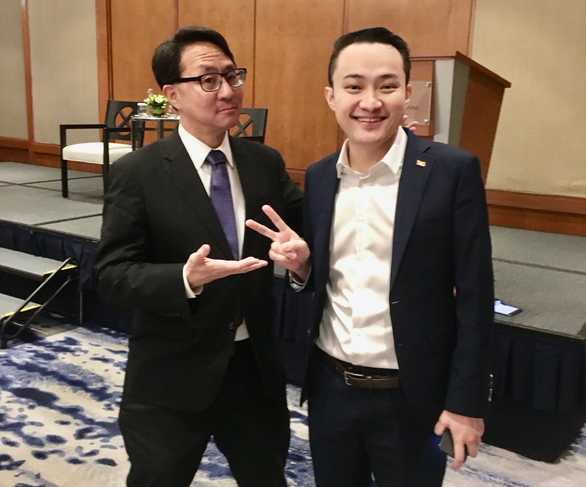 🚶🏻Curtis S. Chin (@curtisschin) on Twitter photo And we’re back! Ambassadors in the house. That was then (14 Nov 21—#MIGlobal #AsiaSummit), this is now ⬇️ (1 Mar 22). Great chatting #NFTs #Crypto, #innovation, #StopAsianHate & more with <a href="/HEjustinsun/">H.E. Justin Sun 🇬🇩</a> <a href="/justinsuntron/">H.E. Justin Sun 👨🚀 (Astronaut Version)</a>.
<a href="/sunyuchentron/">孙宇晨(去过太空版)</a> <a href="/trondao/">TRON DAO</a> #TRX #Tron #BTT #cryptodiplomat ✊ And we’re back! Ambassadors in the house. That was then (14 Nov 21—#MIGlobal #AsiaSummit), this is now ⬇️ (1 Mar 22). Great chatting #NFTs #Crypto, #innovation, #StopAsianHate & more with <a href="/HEjustinsun/">H.E. Justin Sun 🇬🇩</a> <a href="/justinsuntron/">H.E. Justin Sun 👨🚀 (Astronaut Version)</a>.
<a href="/sunyuchentron/">孙宇晨(去过太空版)</a> <a href="/trondao/">TRON DAO</a> #TRX #Tron #BTT #cryptodiplomat ✊