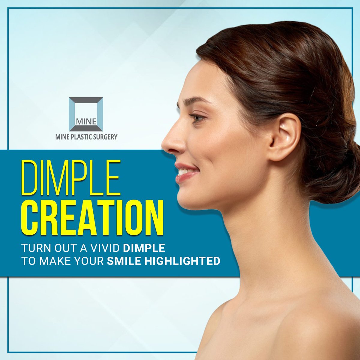 A tiny dimple makes your smile attractive multiple times...
A dimpleplasty is a type of plastic surgery used to create dimples on the cheeks. Dimples are the indentations that occur when some people smile. 

✔ 𝐄𝐦𝐚𝐢𝐥: info@mineclinic.com
✔ 𝐋𝐢𝐧𝐞 𝐈𝐃: @tce1565y
