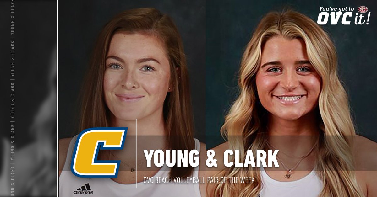 OVC Beach Volleyball Pair of the Week - <a href="/GoMocsBeachVB/">Chattanooga Beach VB</a> Baylee Young (<a href="/baylee1323/">baylee 🫧</a>) &amp; Neva Clark (<a href="/nevaclarkk/">Neva clark</a>)

#OVCit | #GoMocs