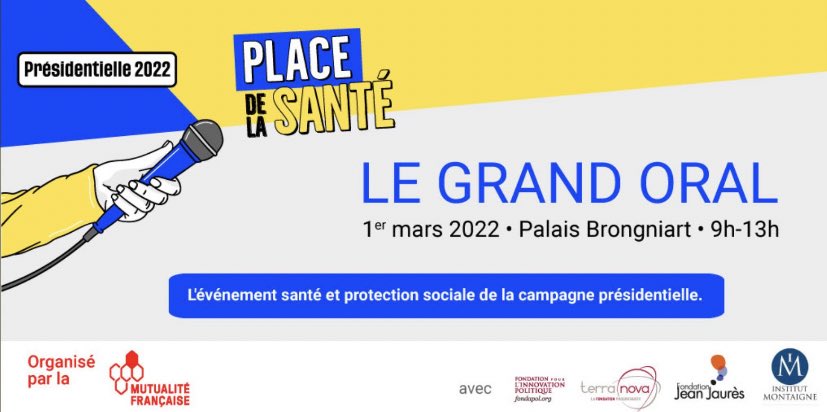 Angela HIN 🚨⚡️#hcsmeufr (@angela_hin) on Twitter photo #GrandOralPlacedelaSanté
#DécryptagePlacedelaSanté
La santé, parlons-en!
Les candidats à la #présidentielle2022 viennent défendre leur vision des enjeux de #Santé 🩺🚨9H
<a href="/mutualite_fr/">Mutualité Française</a> avec <a href="/Fondapol/">Fondation pour l’innovation politique</a> <a href="/_Terra_Nova/">Terra Nova, le think tank</a> <a href="/j_jaures/">Fondation Jean-Jaurès</a> <a href="/i_montagne/">Isabelle Montagne</a>
🔴LIVE placedelasante.fr/election-presi… <a href="/JeanMassiet/">Jean Massiet</a> #GrandOralPlacedelaSanté
#DécryptagePlacedelaSanté
La santé, parlons-en!
Les candidats à la #présidentielle2022 viennent défendre leur vision des enjeux de #Santé 🩺🚨9H
<a href="/mutualite_fr/">Mutualité Française</a> avec <a href="/Fondapol/">Fondation pour l’innovation politique</a> <a href="/_Terra_Nova/">Terra Nova, le think tank</a> <a href="/j_jaures/">Fondation Jean-Jaurès</a> <a href="/i_montagne/">Isabelle Montagne</a>
🔴LIVE placedelasante.fr/election-presi… <a href="/JeanMassiet/">Jean Massiet</a>