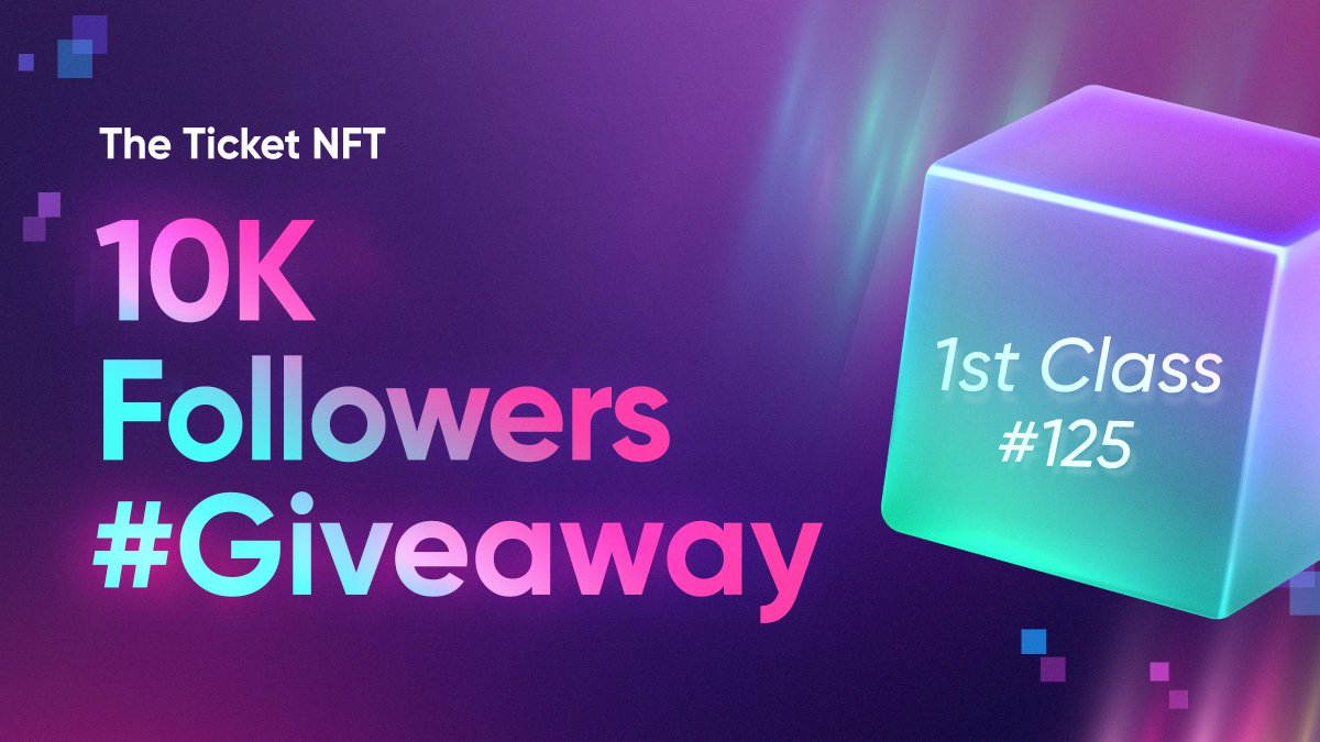 GM #NFTCommmunity! 🌞 2 NFTs #Giveaway 🎉

Support #Ticket reach 10K followers on Twitter and win one of the NFTs.

✅ Follow <a href="/TheTicketSol/">Ticket Finance</a>
✅ Like &amp; Retweet this tweet
✅ Tag 3 friends to increase your chance

Join now!
