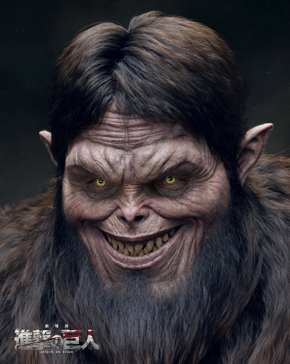 80Level's tweet photo. Character Artist Bassem Wageeh has recreated the Beast Titan from Attack on Titan in ZBrush, Substance 3D Painter, and XGen.

More renders here: https://t.co/KLoClFfQG0

#ZBrush #Substance3DPainter #XGen #characterart #characterdesign #3dart #3dmodeling #gamedev #indiedev https://t.co/jYeNsHVlmc