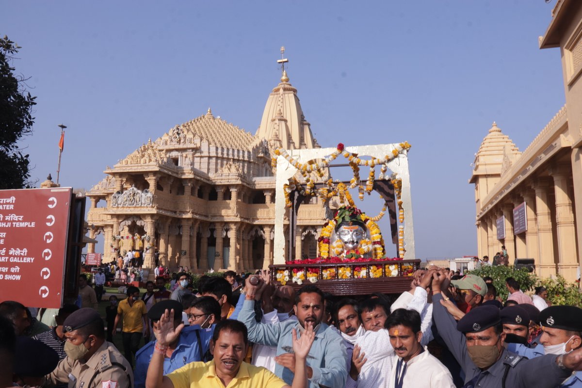 Devotees throng temples across Gujarat including that of first Jyotirlinga Somnath on Mahashivratri