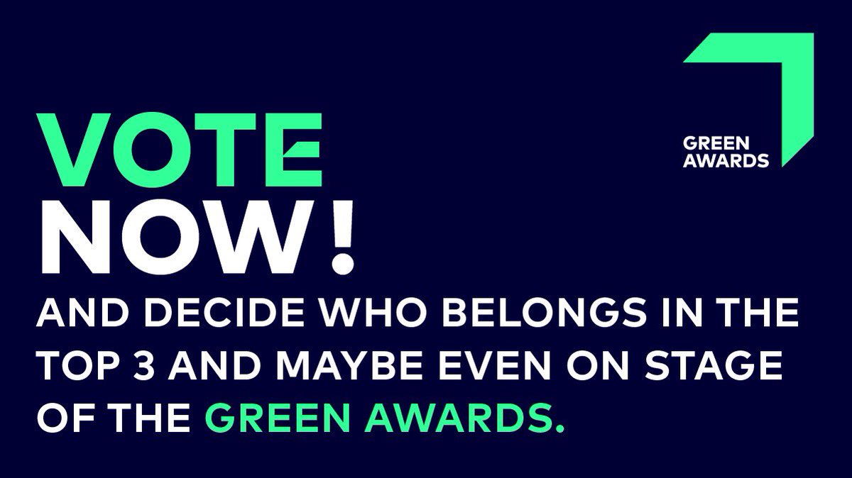 Our online voting for the GREEN AWARDS 2022 powered by @AudiOfficial is open!🤩Head to our website to find detailed descriptions about each project and vote for your favorite one. Because every vote counts! 👉greentechfestival.com/voting/