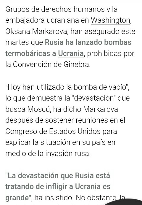 joseelseguridad's tweet photo. RUSIA QUIERE #DEVASTAR A UCRANIA USANDO BOMBAS TERMOBARICAS O CONOCIDAS. COMO BOMBA DE VACIOS QUE #PULVERIZA LOS CUERPO HUMANOS. IGUALES A LAS QUE USO EEUU EN LA INVASION EN PANAMA EN 1989 POR ESO NO SE CONTABILIZA LOS MUERTOS EN LAS GUERRAS. EN VIET NAN EEUU USABA EL NELPHAM https://t.co/ouT4naCZkS