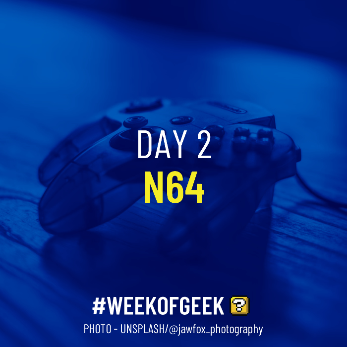 teechudesigns's tweet photo. Happy 25th birthday, Nintendo 64!
Celebrate the ol' 90s beast with #WeekOfGeek - today's theme is N64! Join in on IG https://t.co/fxoq9jNHTX