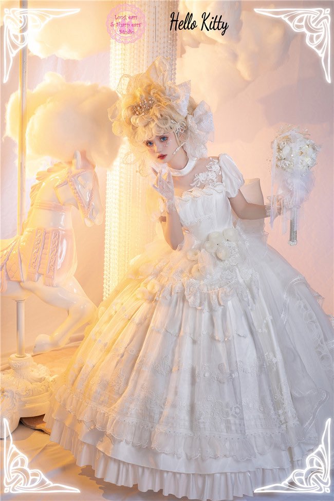 hello kitty bridesmaid dress Claire Strawberries & Shortcake Dress – The Lace Anchor