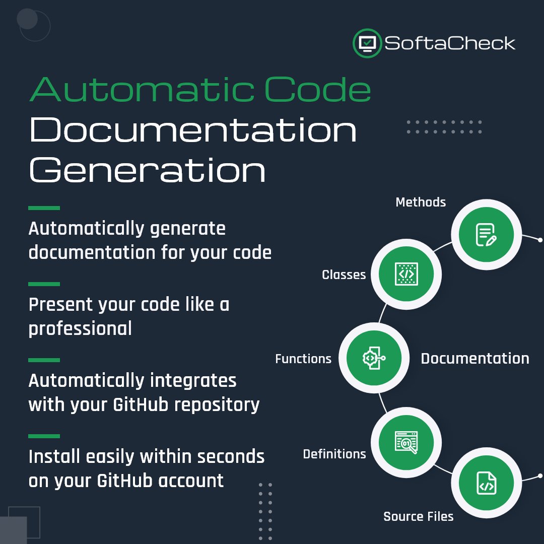SoftaCheck's tweet image. SoftaCheck will make your documentation look amazing, save you time and present you as a professional developer.

For more info: softacheck.com

#codereviewsoftware #codingdeveloper #codeanalysis #doxygen #codeanalysistool #softacheck