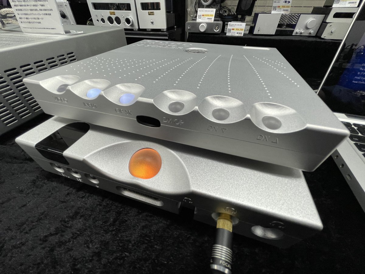 e_earphone_akb's tweet photo. 【#eイヤ秋葉原店】
#ChordElectronics
#HugoTT2
#HugoMScaler
3F据え置きコーナーにて
Hugo TT 2 + Hugo M Scaler
を期間限定でご試聴可能です!
ハイクラスのDACアンプとアップスケーラーの
音質をぜひご体感ください!!◎
商品情報はこちら
https://t.co/FRmqylrMUQ https://t.co/Y1x8hSataQ