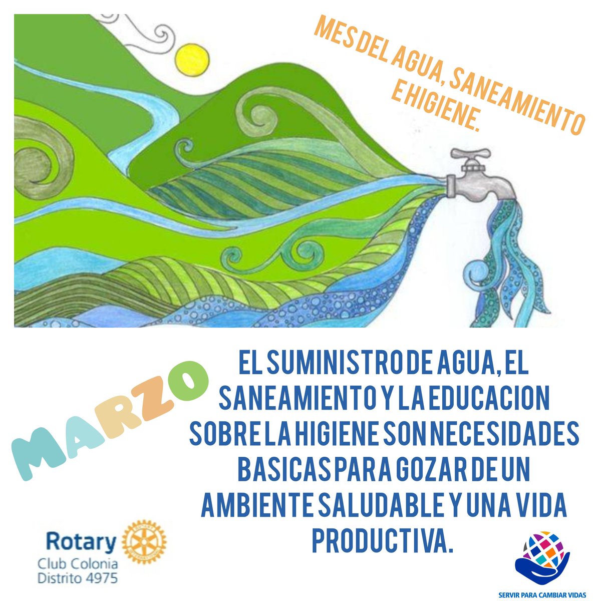 RotaryColonia's tweet image. #Marzo #agua @RotaryColonia  #Rotary