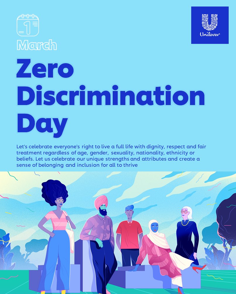 OEhinmoro's tweet photo. Join me and the Unilever family to celebrate Zero Discrimination Day https://t.co/Z31sAO7V9n