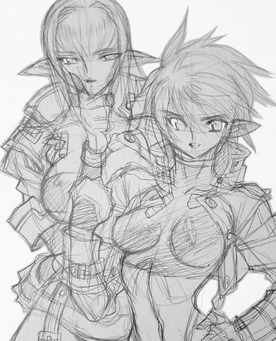 姉妹みたいだけど同一人物(という 