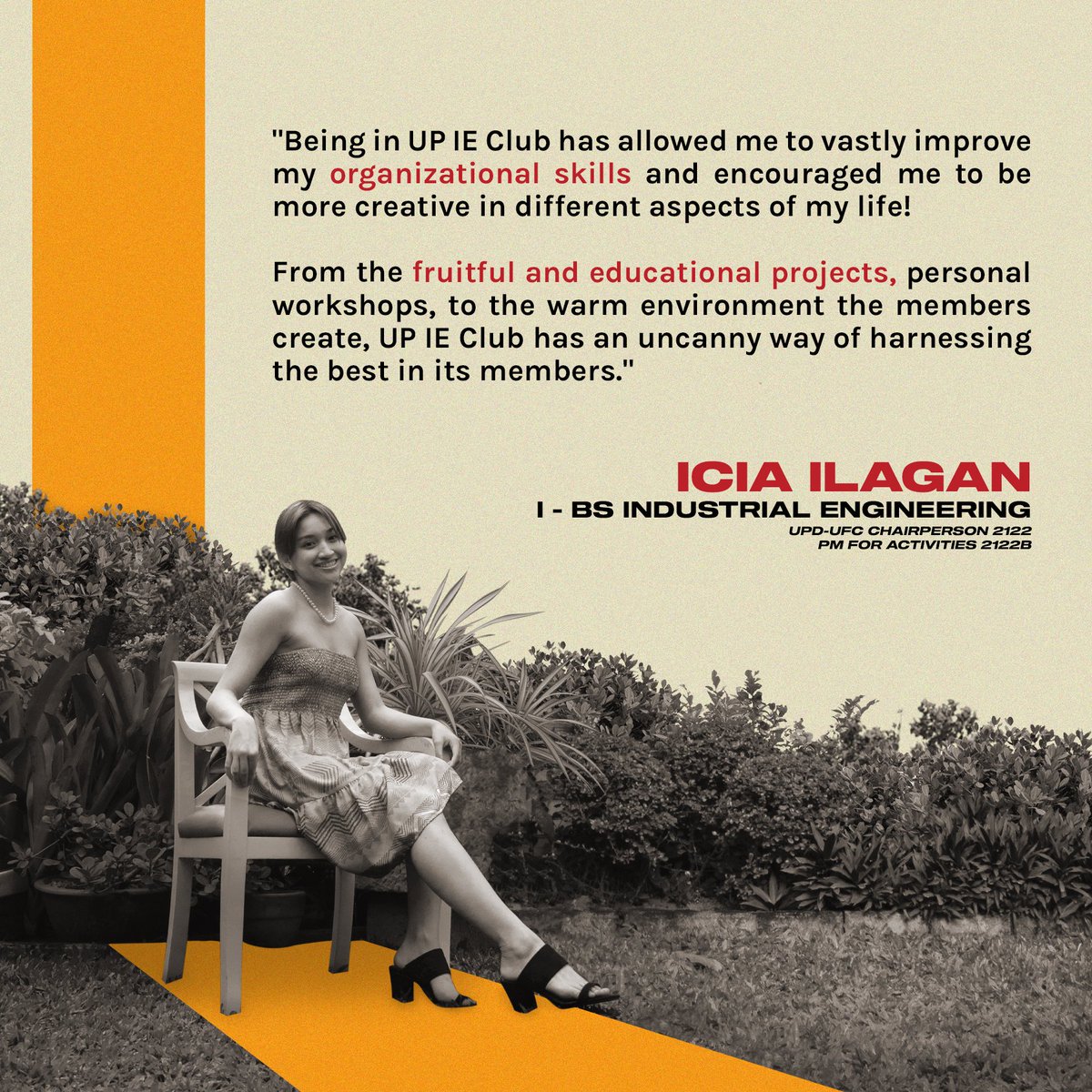 up_ieclub's tweet photo. In UP IE Club, we highlight your potential to develop strengths that can spark meaningful change.
With a holistic approach, we equip members with various opportunities and experiences to nurture their capabilities. https://t.co/f4ivo7AEq0