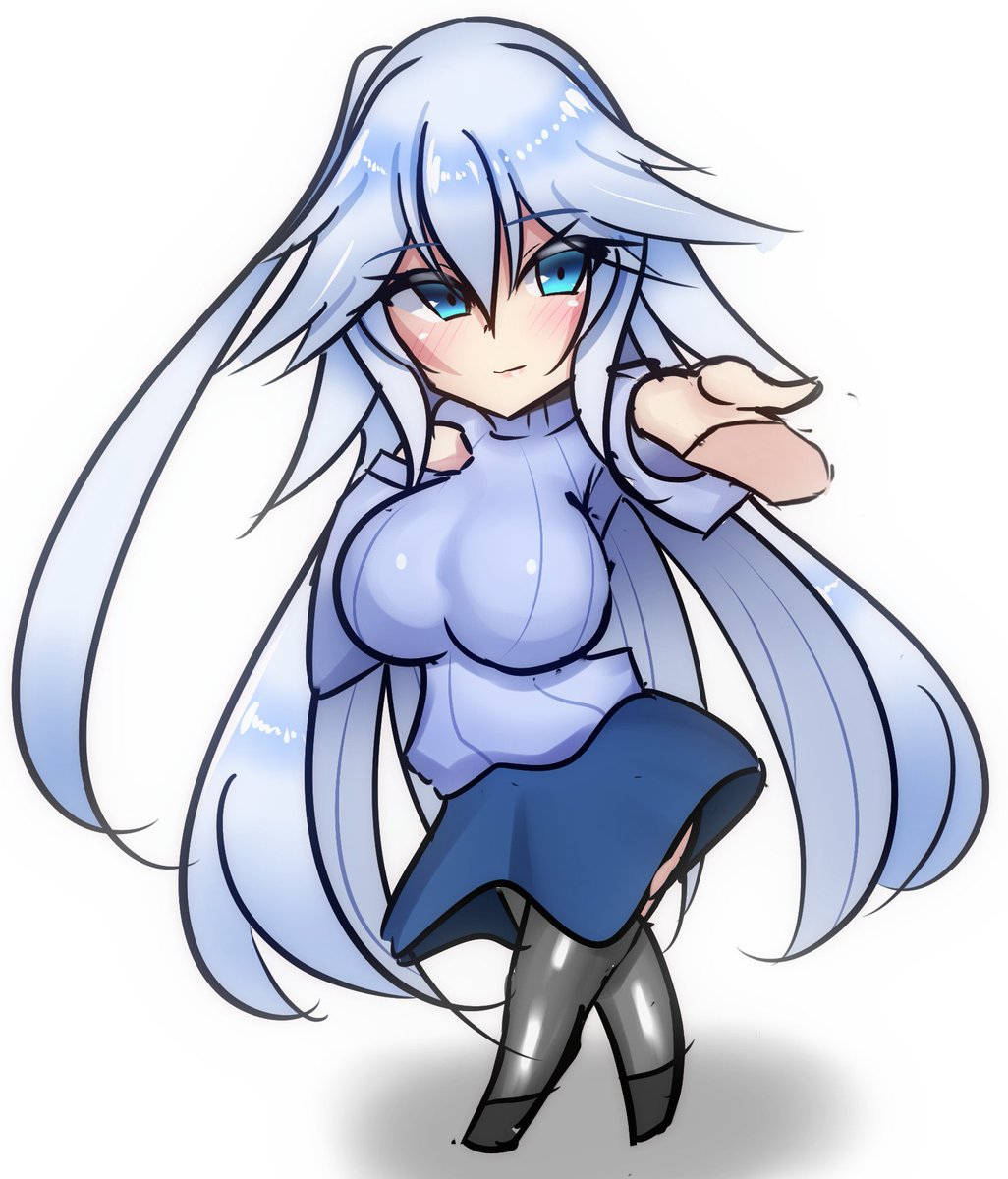 たまにデフォルメも描きます 