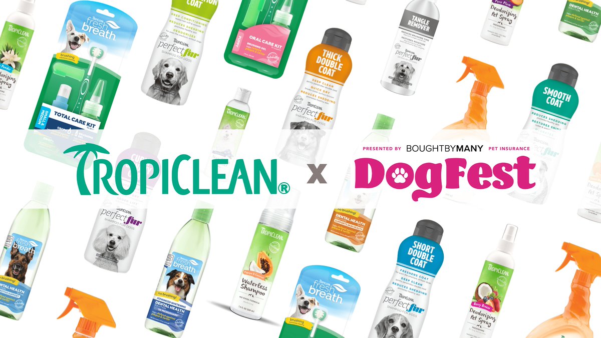 🚨BIG NEWS🚨
<a href="/tropiclean/">TropiClean Pet</a> will be at DogfestUK @tatton_park Cheshire showcasing their latest &amp; greatest products in:

🧴Grooming
🦷Dental
🌿Natural Flea &amp; Tick

Check out TropiClean's naturally derived products here: bit.ly/3LifsU9