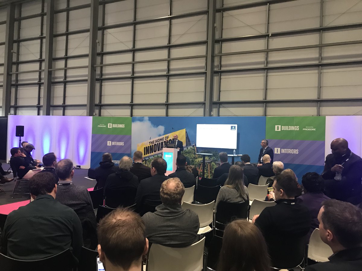 The AIMCH project has now arrived at Futurebuild to share key outcomes of the project with the sector. It was great to see the Imagine stage packed for our chairperson <a href="/MFarmer_Resi/">Mark Farmer</a>'s keynote speech!