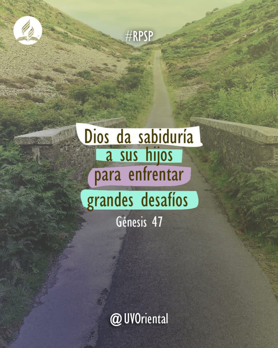 José fue capaz de administrar sabiamente los recursos durante los años de escasez, con grandes ganancias para el faraón. Además, entregó buena tierra a su familia.

¡Esa sabiduría está disponible para ti también! ¡Pídesela a

#RPSP #iasd #UVOriental #MiBibliaDice #AdventistasDIA