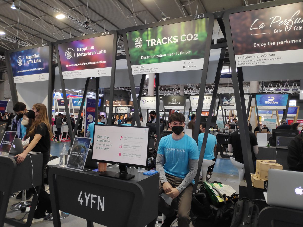 <a href="/tracksCO2/">TracksCO2</a> is getting a lot of attention! If you are interested in sustainability and startups that want to help the world, you should meet us! 🙂 
#4YFN22 #MWC22