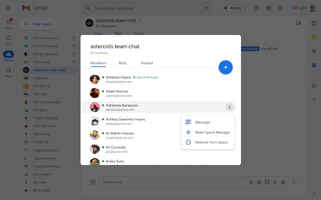 Update Alerts!
Define and manage Chat Spaces, space descriptions, and guidelines with a new “manager” role
workspaceupdates.googleblog.com/2022/02/define…
#GoogleET #GoogleEdu #googleworkspace