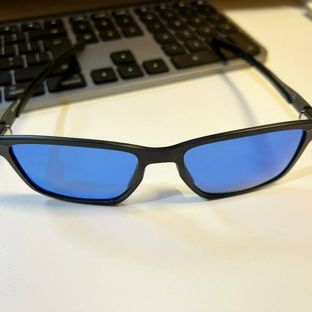 My new <a href="/oakley/">Oakley</a> glasses, thanks to @sheinmanoptician with coloured lenses to help with my scotopic sensitivity.  They are awesome! instagr.am/p/Caj2NR3AB3h/