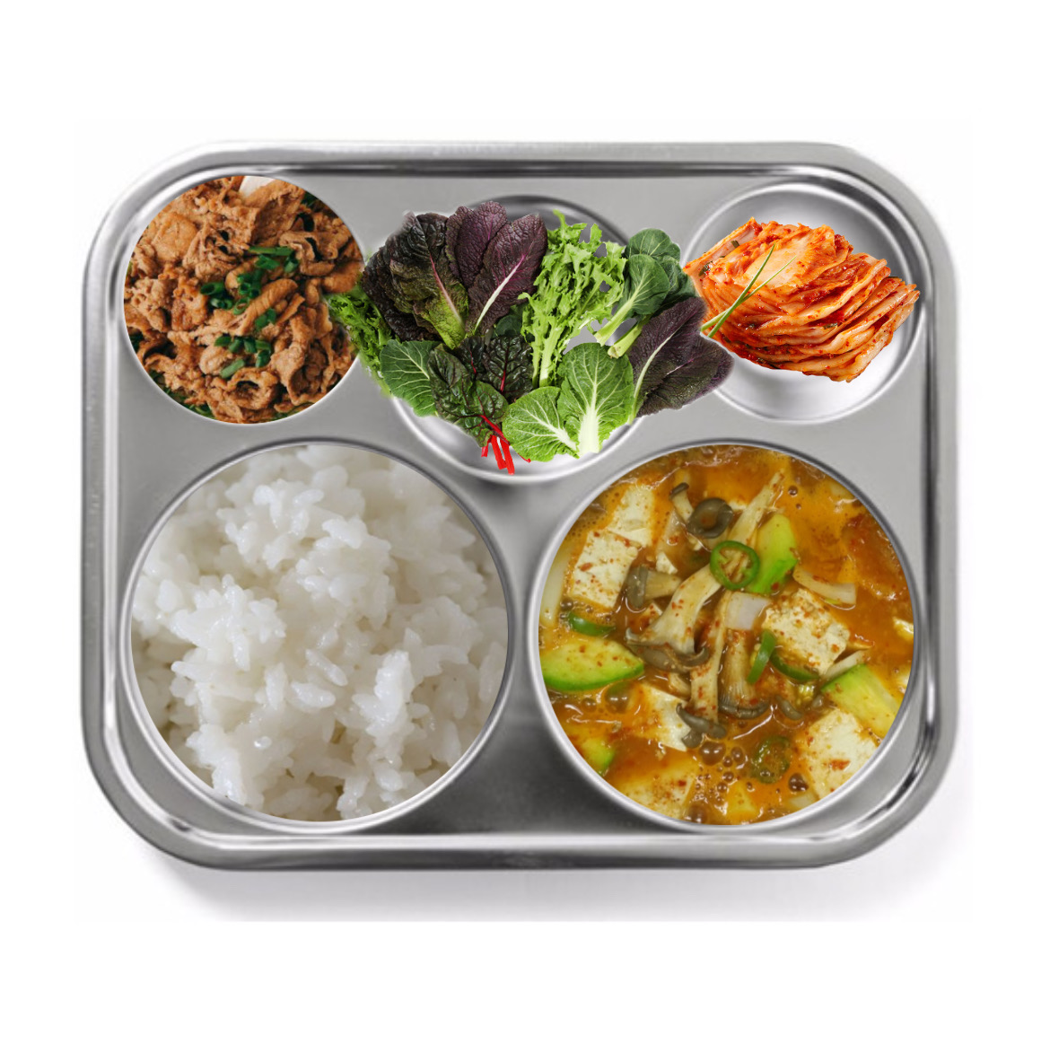 2022.03.02
훈련소 45일차 중식 #도운 

밥
두부된장찌개
돼지불고기
모듬쌈
배추김치

도운아 맛있게 먹어🐶🤎