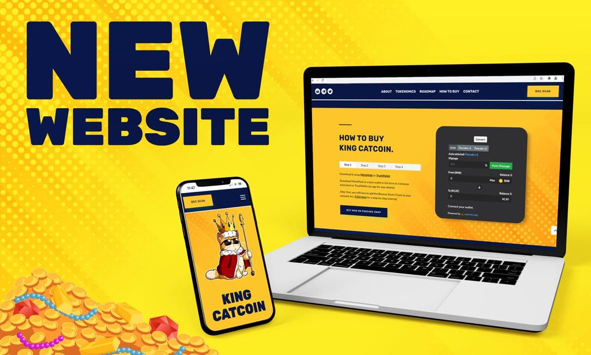 Glossoparmy's tweet photo. Time after time we will deliever website inbound 🚀 #KINGCATCOIN #BNB #CRYPTO $KCAT https://t.co/plvLgB7hOv