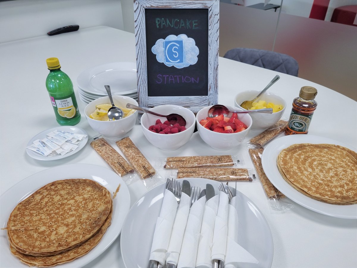 Cloud_Systems's tweet image. Pancakes for breakfast? Yes please! ☁️

#thecloudsystemsgroup #proudtobeacloud #proudcloud #cloud #itservices #managedservices #managedservicesprovider #msp #team #pancakeday