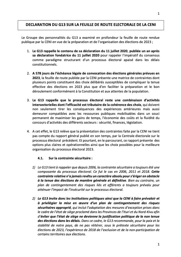 G-13 Initiative Réformes tweet media