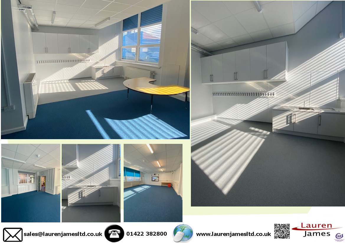Lower Place School classroom refurbishment #Schools #refurbisments #Education #Kitchens
